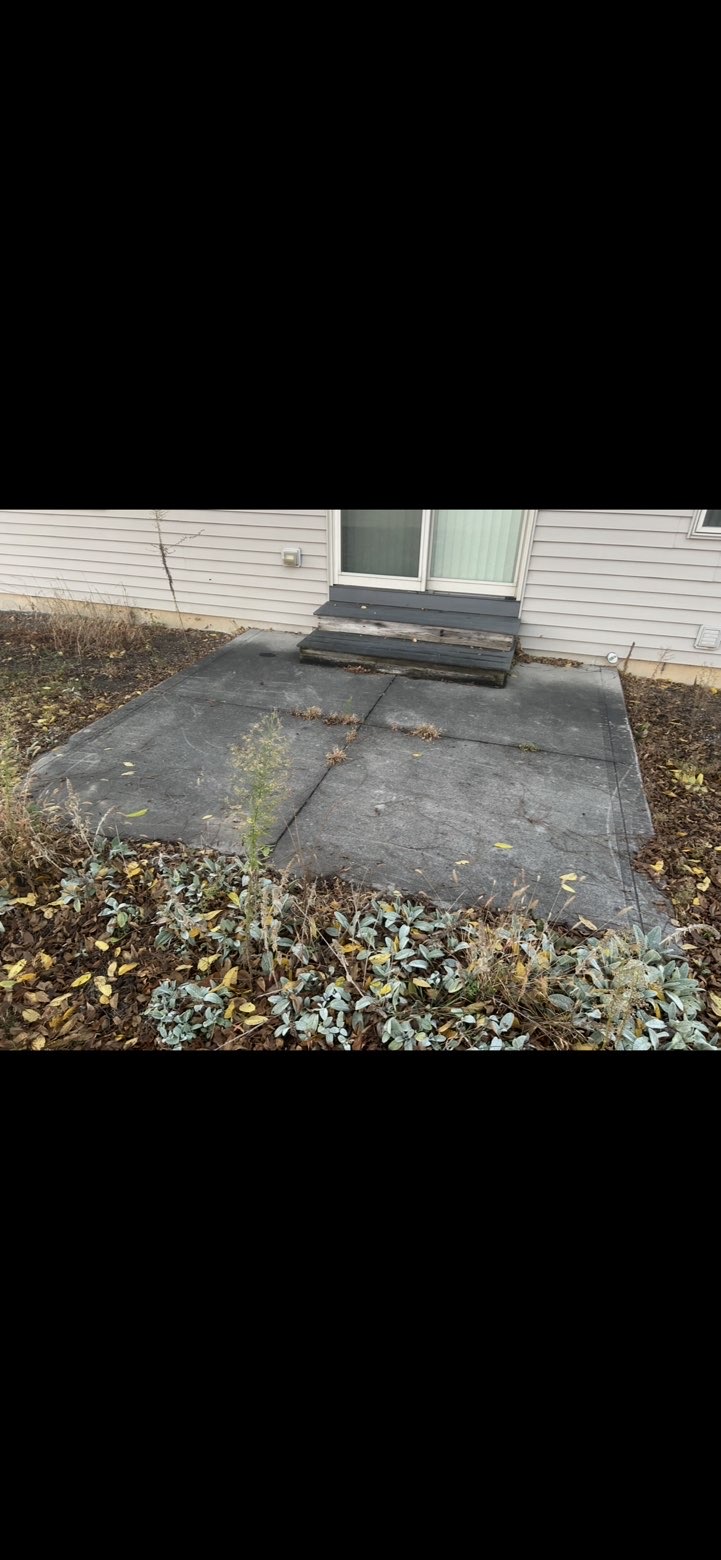 Concrete Patio Refresh — before