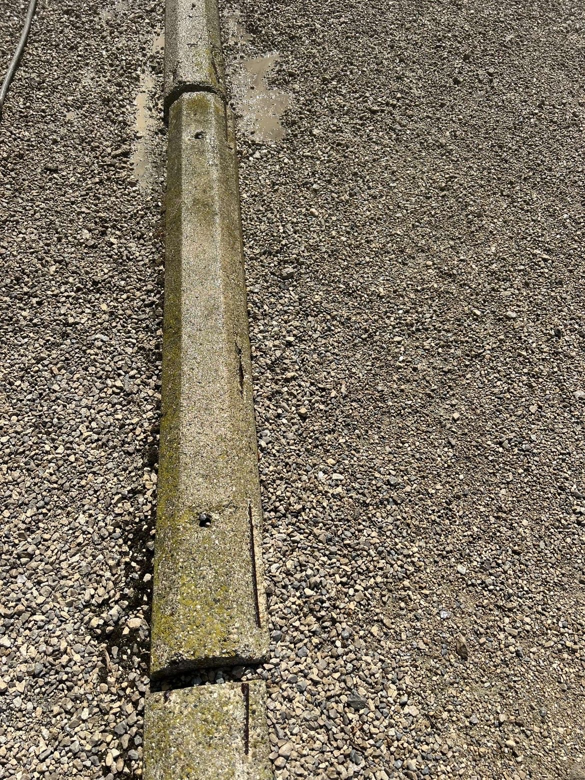Concrete Curb Detail — before